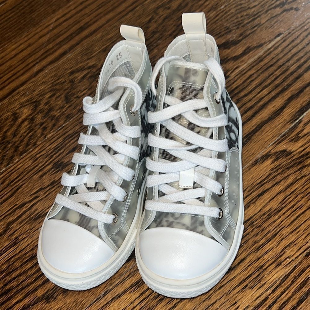 DIOR KIDS B23 HIGH TOP SNEAKER 25 - Picture 2 of 12
